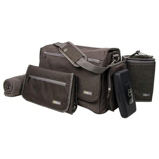 Bblüv - Ültra - 대용량 기저귀 가방 다기능 엄마 여행 가방 기저귀 교체 패드 포함 - 기저귀 가방 - 유모차에 자유로운 손 토트 또는 크로스바디 홀딩, Bblüv - Ültra 대용량 기저귀 가방 다기능