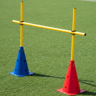엣스앤 허들콘 A세트 허들바1m 구성_어린이집 유치원 초등학교 놀이체육 운동회 림보게임 스텝훈련 체육수업교구, A세트 허들바1m구성, 1개