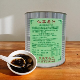 東春食品行仙草原汁，天然仙草熬製，清涼解渴，多種風味選擇, 2.8kg, 1個