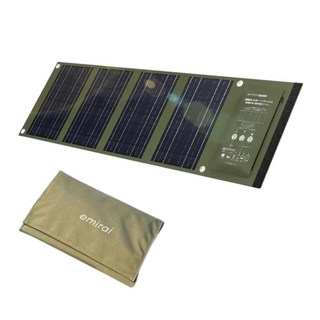 emirai 太陽能充電板 露營, 1個, 40W--折疊太陽能板