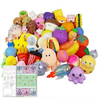 말랑이 푸쉬팝 랜덤박스 완구 20종 세트, 혼합색상, 1세트