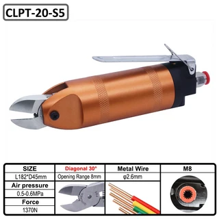 공압 가위 D45mm 1370N 전단 도구 펜치 커터 금속 와이어 플라스틱 부품 PVC 니퍼 클램프, 03 Diagonal Metal Wire, 01 CHINA