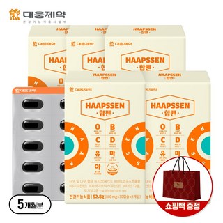 [국내최초 7 IN 1 건기식] 대웅제약 합쎈 오-비-씨-디-유-마-아, 5개, 60정