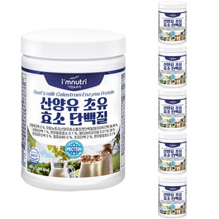 아임뉴트리 산양유 초유 효소 단백질, 420g, 6개