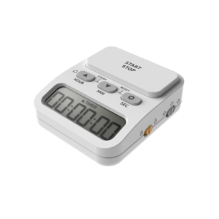 오더블유씨 스터디 타이머 OT1647T, 화이트계열, 1개