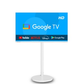 10% 환급가전 이브이 32인치 81cm HD 스마트 구글TV 화이트 삼탠바이미 셋트, 81cm(32인치), EV320HG_SET, 스탠드형, 고객직접설치
