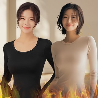 웜&핏 편하고 핏이사는 따듯한 발열내의 2종