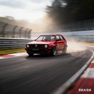 POP RACE 1:64 폭스바겐 호환 골프 GTI MkII 뒷문 열림 연료 탱크 포함 액세서리 합금 모델