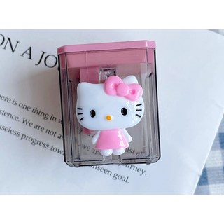 산리오 시나모롤 쿠로미 멜로디 폼폼푸린 미니휴대용 연필깎이, 03.헬로키티