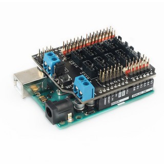 現貨 Arduino Sensor Shield感測器擴展板 UNO多功能擴展板 擴充所有I/O接口 可外接電機電源, 1個, 含稅