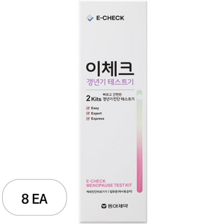 동아제약 이체크 갱년기 테스트기, 2개입, 8개