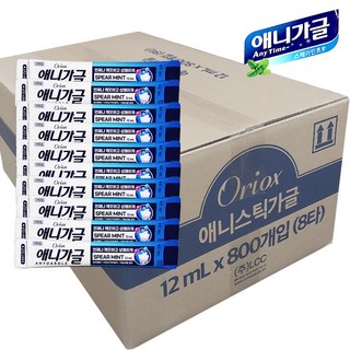 오릭스 애니가글 1회용 구강청결제, 12ml, 800개