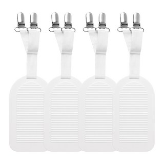 리빙만렙 침대패드 고정집게 밀림방지, 4세트, 화이트