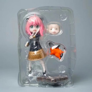 間諜家家酒 安妮亞 電鋸狗 啵奇塔 站姿 人偶 模型 附替換臉部 盒裝擺件, 1個, 阿尼亞.啵奇塔 雙頭雕