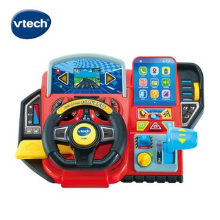 Vtech 動感實境駕駛方向盤 兒童模擬駕駛玩具 聲光互動學習, 詳見包裝, 1個, 紅色