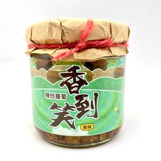 蛙神 辣炒蘿蔔 160G - 香到笑/辣到爆(五辛素) - 花蓮名產, 1個, 香到笑-微辣