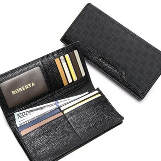 Roberta Colum 尊爵格調頭層牛皮長夾，12卡位附1照