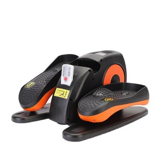 電動橢圓機 辦公室家用靜音迷你健身器材 瘦腿美腿多功能有氧踏步機, 電動橢圓機【橙色】, 1