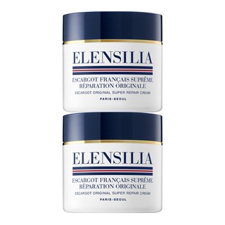 [엘렌실라] (1+1) 수분지속 100시간의 마르지 않는 보습 슈퍼달팽이크림 50g 총, 4개