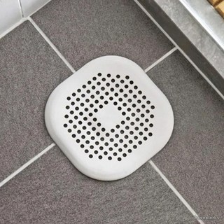 흡착식 TPR 배수구 덮개 마개 커버 캡 거름 망 싱크대 하수구 이물질 머리카락 방지, 화이트
