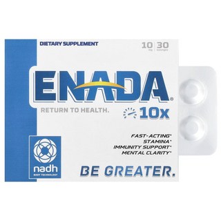 ENADA 10x nadh 10mg 30정, 1개