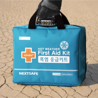 넥스트세이프 폭염응급키트 여름 폭염대비 쿨키트 HW4(블루), 폭염응급키트 HW4-H, 1개
