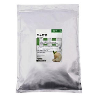 무가루 1kg 국산 무우분말 조미료 이든타운, 1개