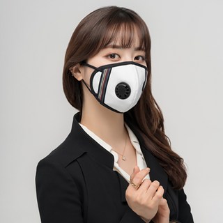 아이러브허브 KF94 시험완료 패션밸브마스크 (화이트), L사이즈, 1개입, 1개