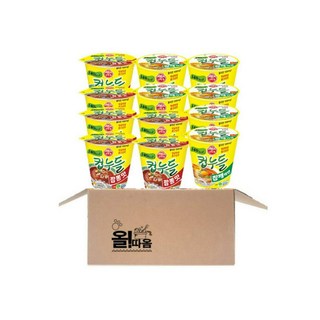 오뚜기 컵누들 참깨라면 컵 6개+짬뽕맛 컵 6개, 1개