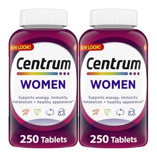 센트룸 여성용 멀티비타민 500정 (250정+250정), 250정, 2개