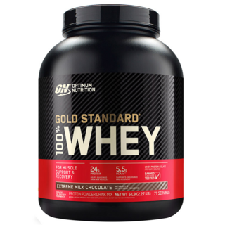 OPTIMUM NUTRITION 歐恩 Gold Standard分離乳清蛋白粉 牛奶巧克力口味, 2.27kg, 1罐