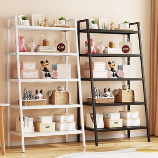 다용도 조립식 철제 선반 거실 베란다 수납선반장, 5단, 화이트