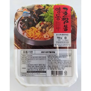 [218] 영동 굴짬뽕 (호박면포함) 750g, 1세트