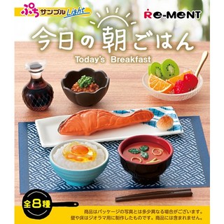 RE-MENT 盒玩 蛋樂寶 日式早點, 1個, 整套 8款 數量下8