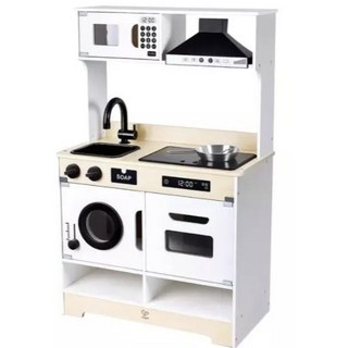 Hape 豪華廚房玩具組 兒童木製互動廚房玩具 適合3-8歲, 1個