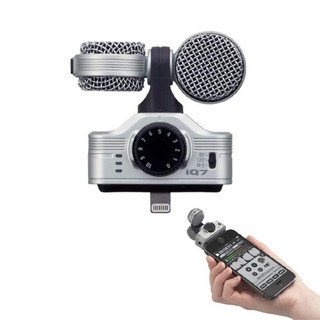 줌 ZOOM MS 스테레오 마이크 iQ7 iPhone iPad 대응