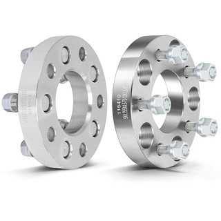 2PCS 1인치 휠 어댑터 1990-2005년 GMC 지미 1982-2002 카마로용 볼트 패턴 5x4.75에서 5x4.5 12x1.5 스터드 핏으로 변경, 2x