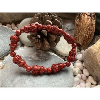 畫意坊 玫瑰花 豼貅 葫蘆 硃砂手鍊 - 開運招財閨蜜手鍊