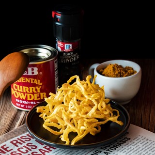 海濤客 咖哩素香乳酪絲 (100g/包) - 小琉球名產乳酪條 下午茶點心, 1個, 咖哩芝心