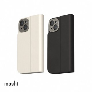 Moshi iPhone 15 Overture 磁吸可拆式卡夾皮套 支援Magsafe 手機殼