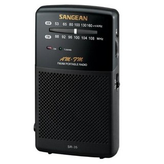 台灣山進 SANGEAN SR-35 掌上型收音機 二波段 公司貨保固一年