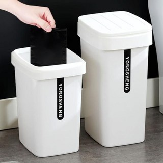 봉투 리필형 휴지통 9L 봉투 100매포함 쓰레기통 K138, 단품