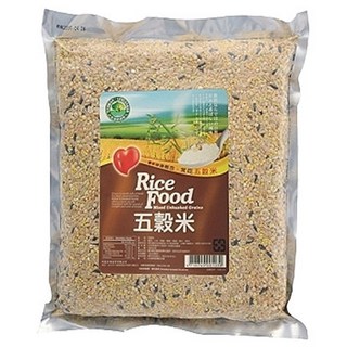 綠源寶五穀米 1800g 穀物 糙米 黑麥 雜糧 南北貨 - 鮮物良品, 1個
