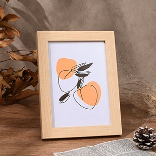 마벨인홈 모던 프레임 감성 인테리어 소품 포스터 사진 액자, 2개, 원목