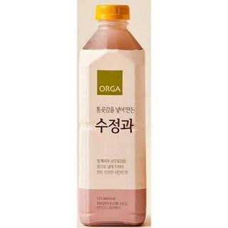 ORGA 통곶감을 넣어 만든 수정과, 15개, 1.2L