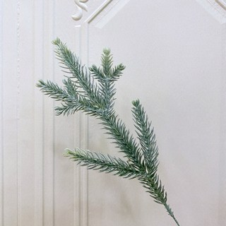 仿真松針仿真松柏聖誕樹聖誕花盆聖誕裝飾，聖誕節拍照道具背景裝飾，輕鬆營造節慶氣氛, A02