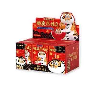 52TOYS 盒玩 我不是胖虎 胖虎帶娃P2 小虎親子系列 盲盒, 1個, 一中盒(下標數量下6) X3002