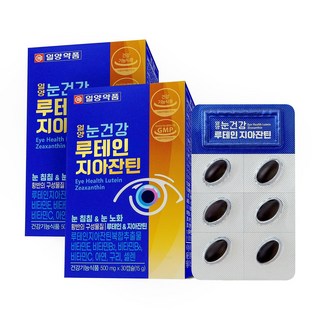 일양약품 눈건강 루테인 지아잔틴, 2박스, 30정