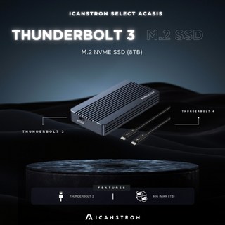 ACASIS Thunderbolt3 USB4.0 40Gbps M.2 NVME SSD
