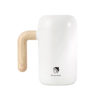 Allilio 자동믹스텐컵 자동 회전 믹스컵 선식컵 회오리 휘핑컵 토네이도 커피머그 일상공감 토네이텀 텀블러, 1개, 370ml, M